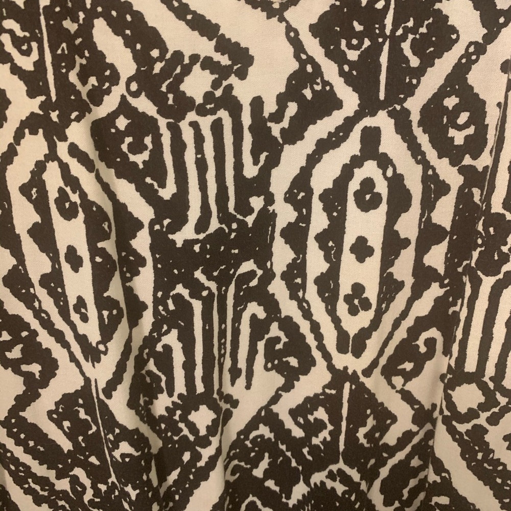 Ella Moss short romper large black and white